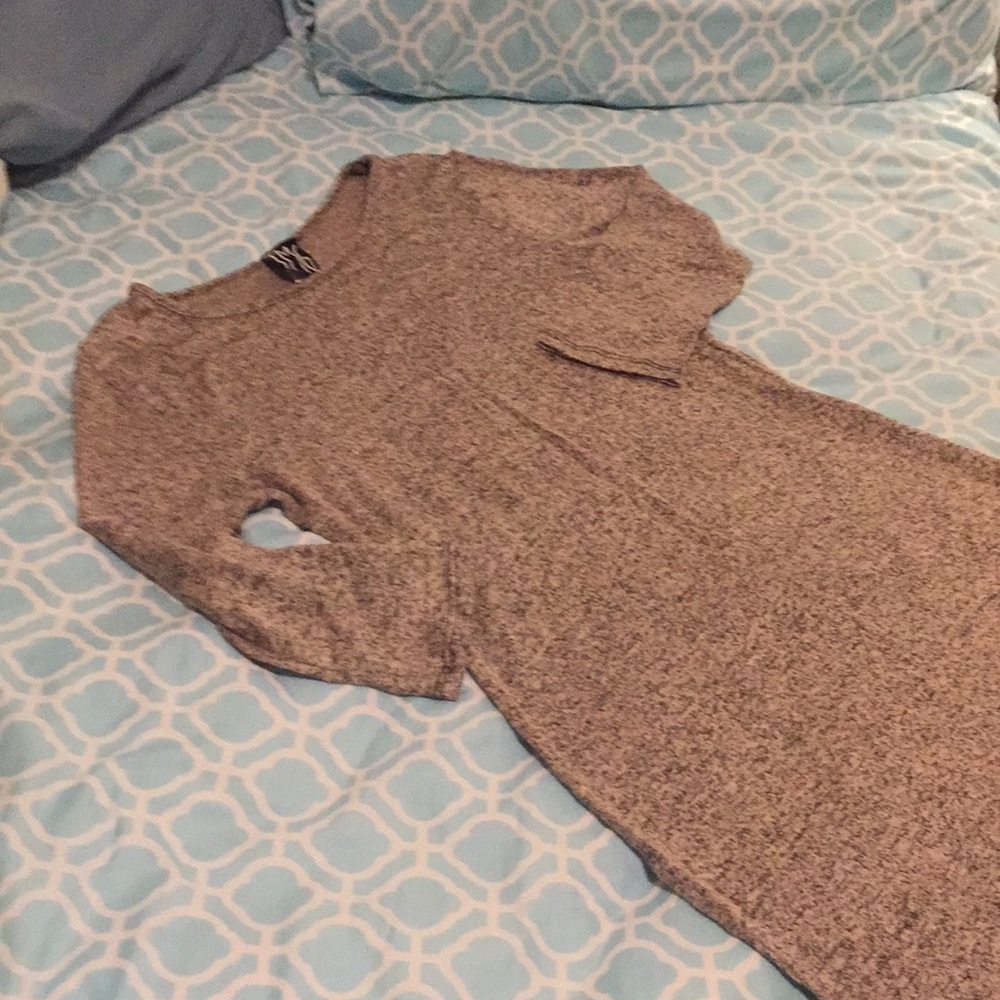 Brown w/black Dress
